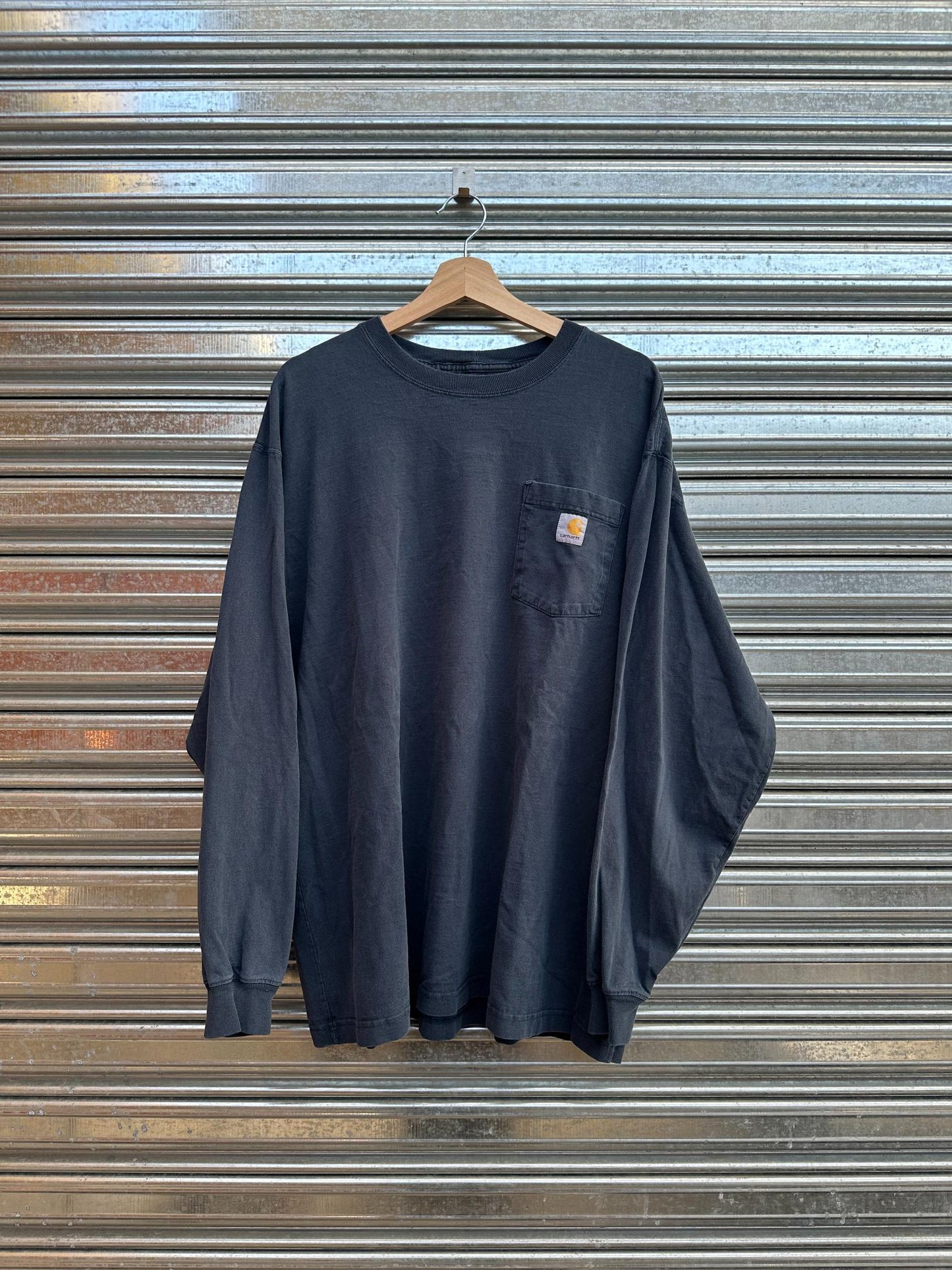(XL) Reme Vintage Carhartt Pocket Longsleeve "Faded Blue"
