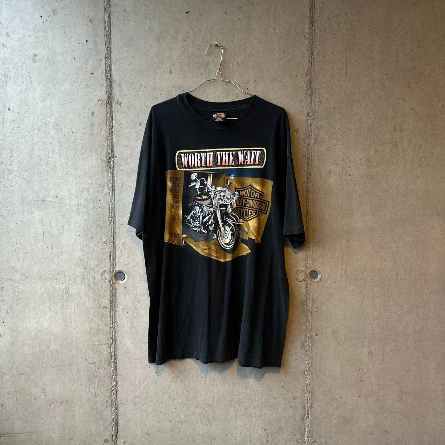 (XL) Reme Vintage 90s Harley Davidson "Worth The Wait / Regency " Single Stitch
