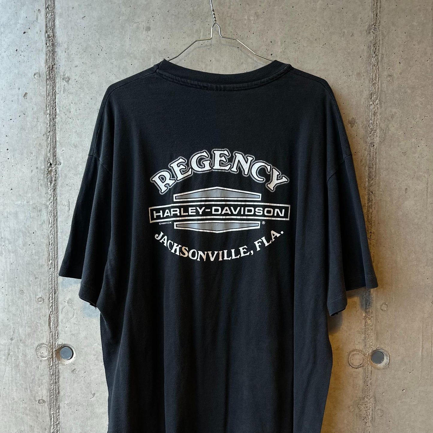 (XL) Reme Vintage 90s Harley Davidson "Worth The Wait / Regency " Single Stitch