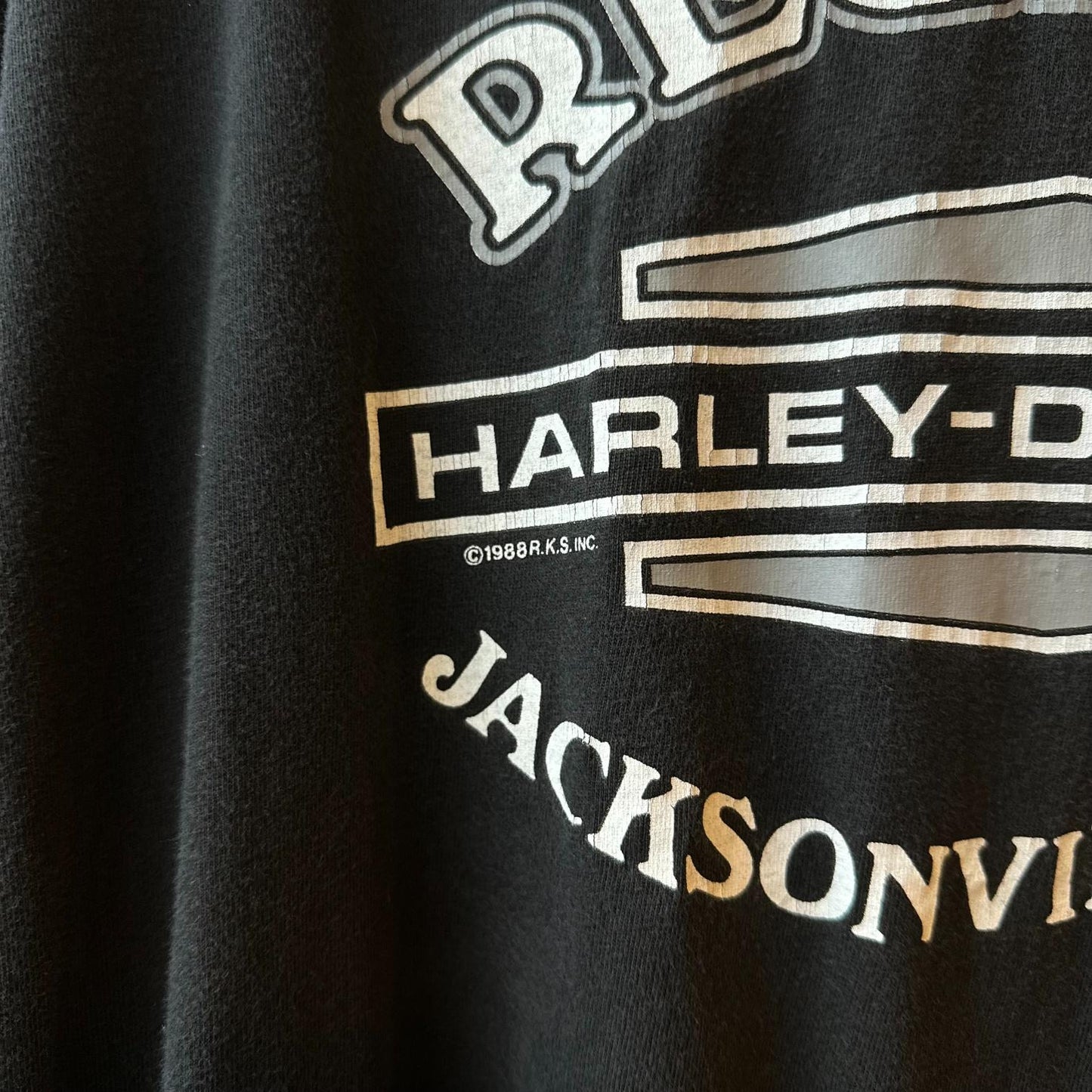 (XL) Reme Vintage 90s Harley Davidson "Worth The Wait / Regency " Single Stitch