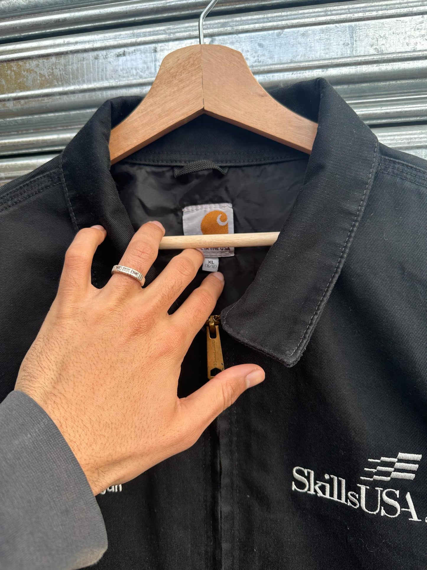 (M/L) Campera Carhartt 90s "Skills USA"