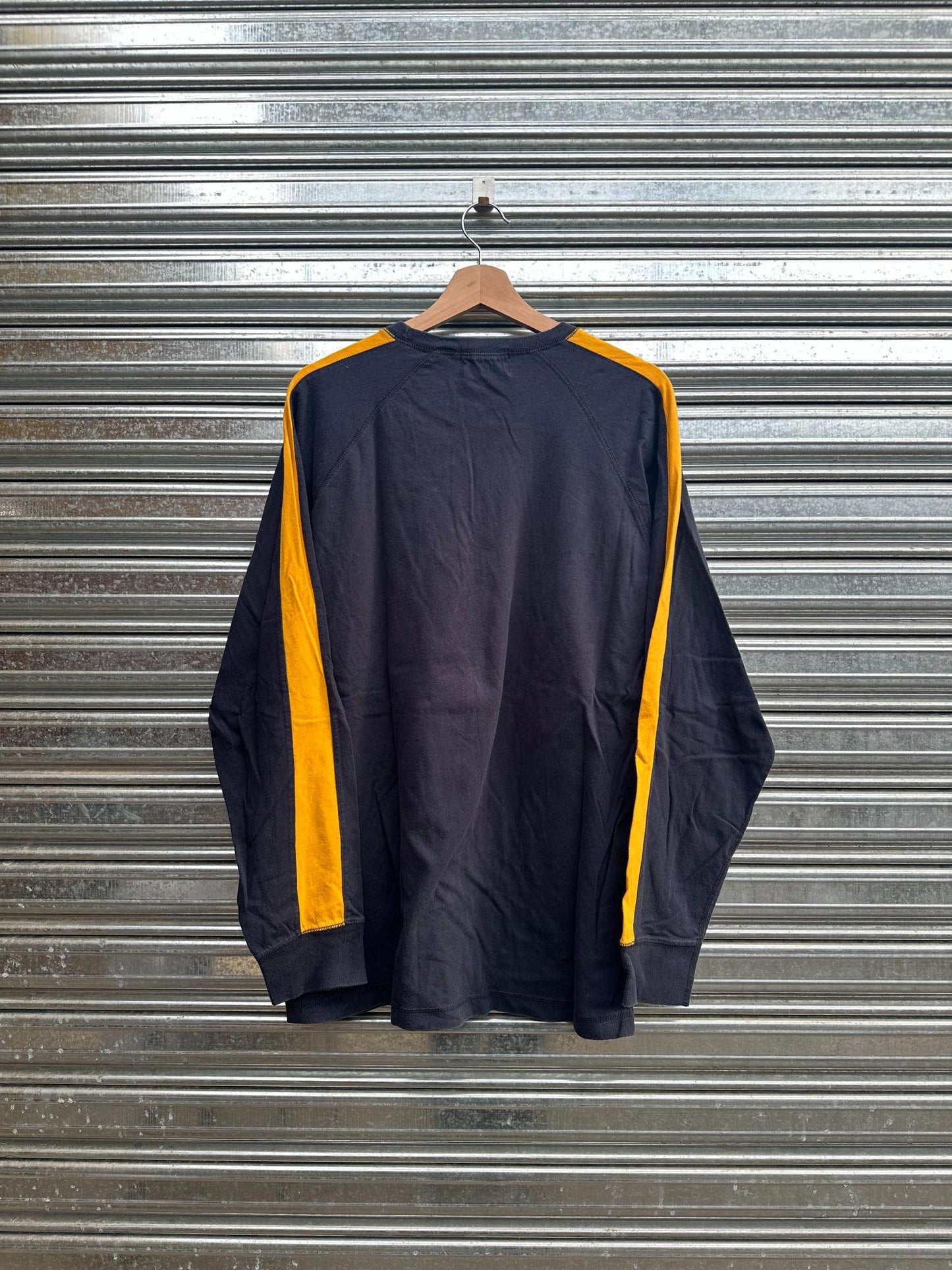 (L/XL) Reme Manga Larga Polo Jeans Co "Yellow & Blue"