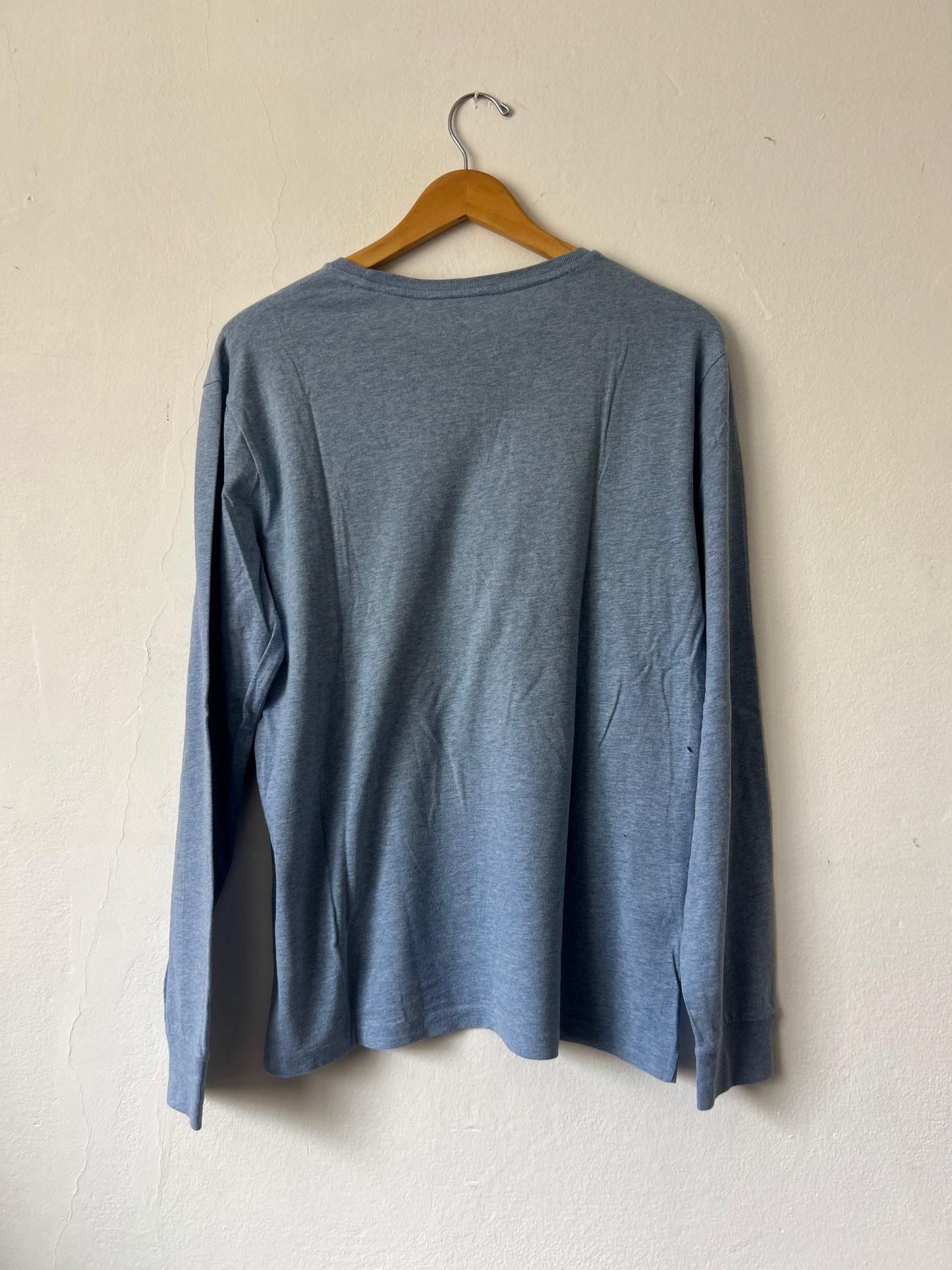 (M) Reme Manga Larga Ralph Lauren "Skyblue/Small Pony"