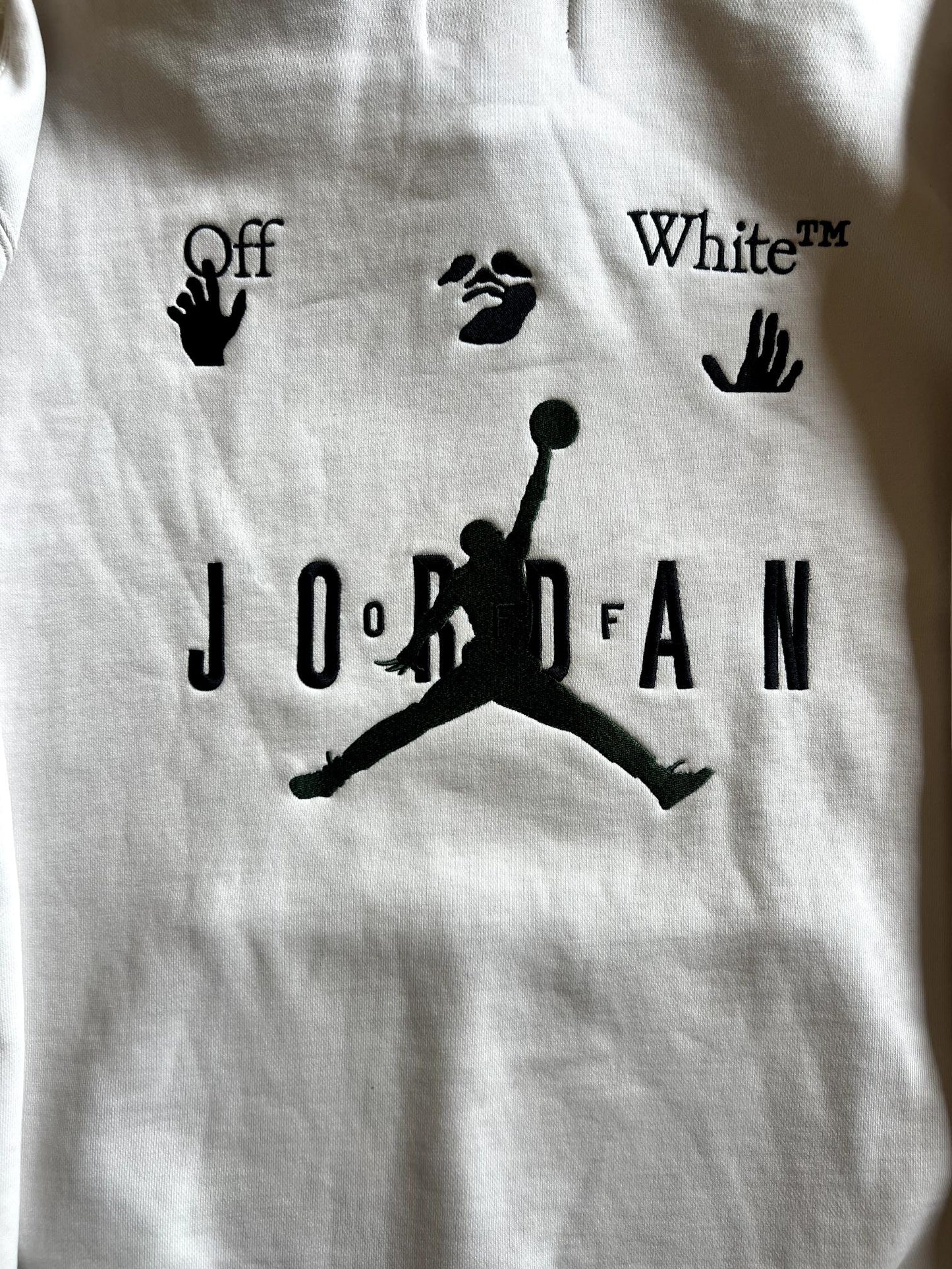 (XL) Hoodie OFF WHITE x Jordan White