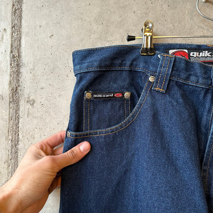 Jean Y2K Quiksand Super Baggy Skate Jeans "Deep Blue"