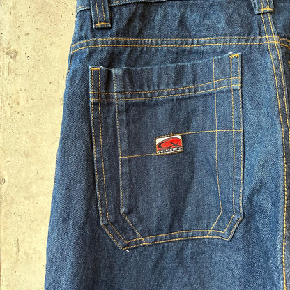 Jean Y2K Quiksand Super Baggy Skate Jeans "Deep Blue"