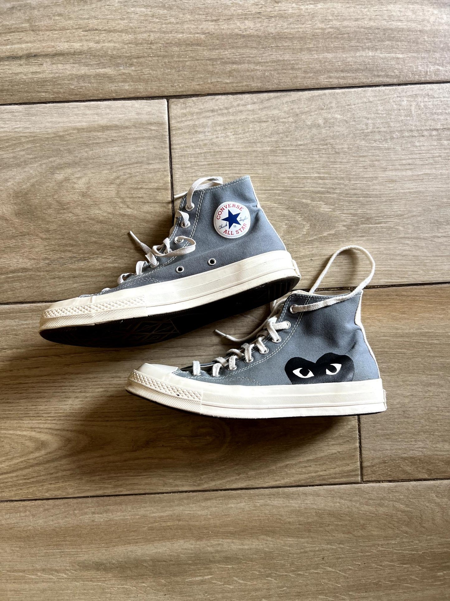 (44) Comme des Garcons  X Converse Chuck Taylor All Star 70 Hi