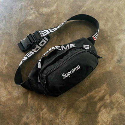 (U) Supreme SS18 Waist Bag Black