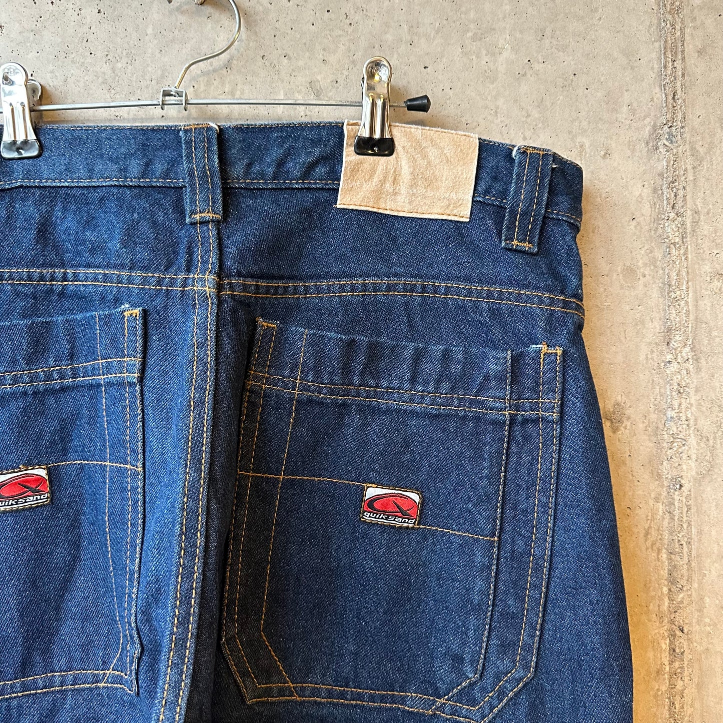 Jean Y2K Quiksand Super Baggy Skate Jeans "Deep Blue"