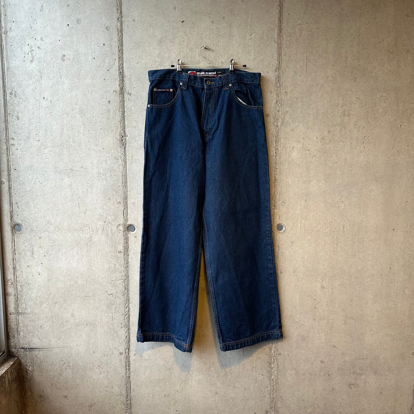 Jean Y2K Quiksand Super Baggy Skate Jeans "Deep Blue"