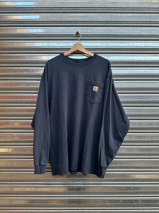 (XL) Reme Vintage Carhartt Pocket Longsleeve "Faded Blue"