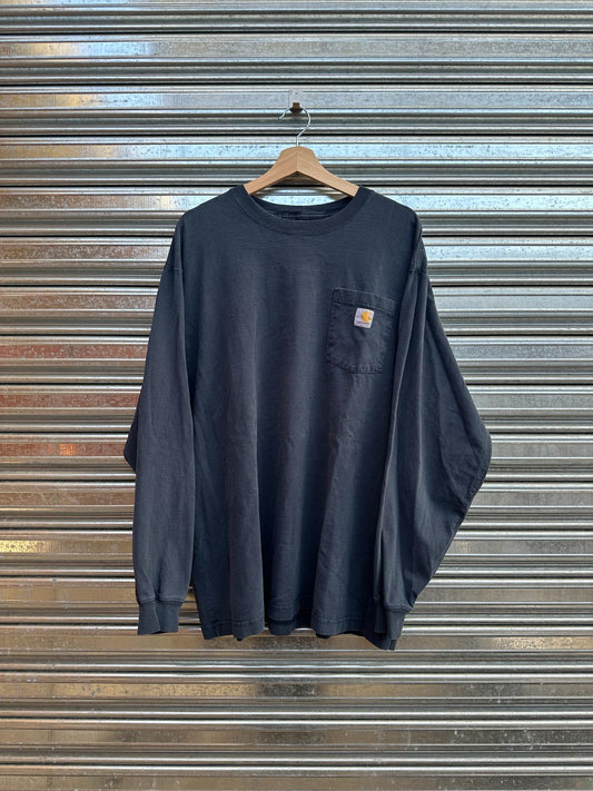 (XL) Reme Vintage Carhartt Pocket Longsleeve "Faded Blue"