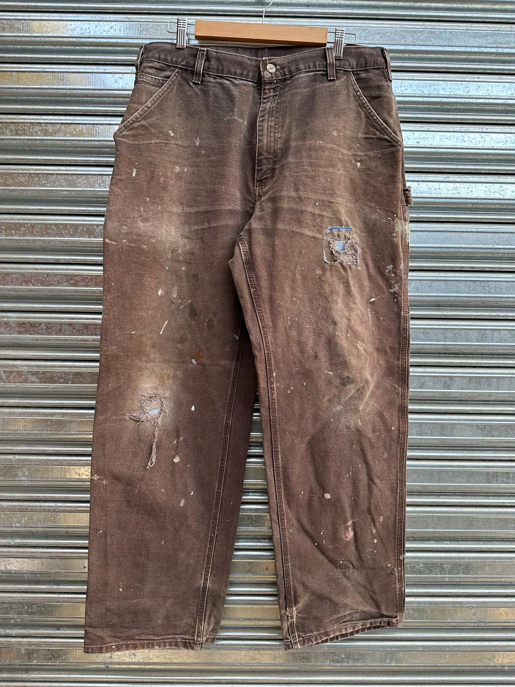 (40) Carpintero Carhartt "Destroyed/Repaired Brown"