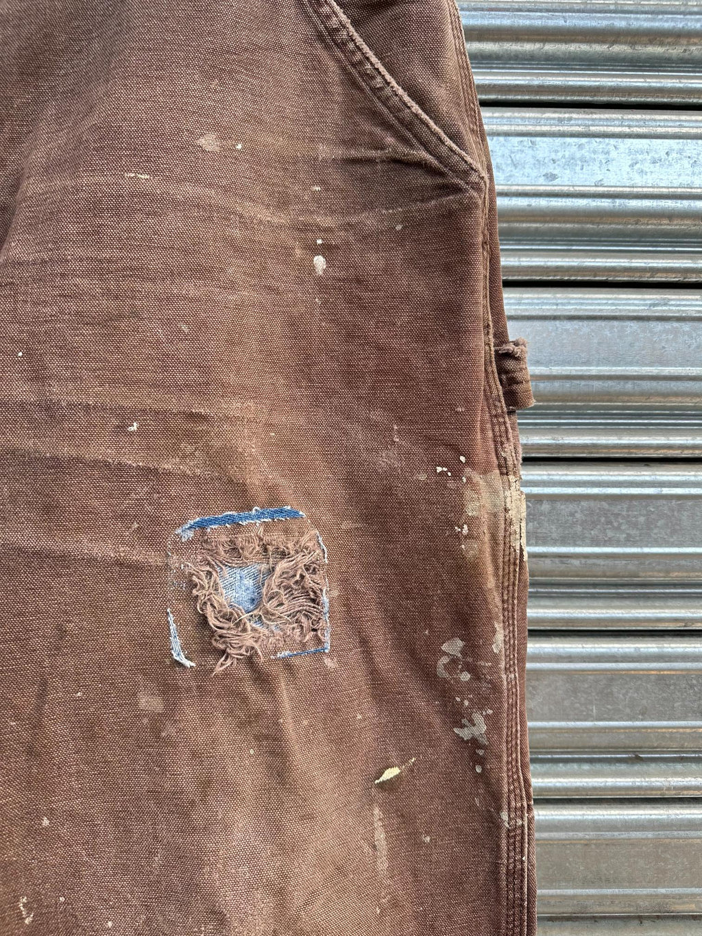 (40) Carpintero Carhartt "Destroyed/Repaired Brown"