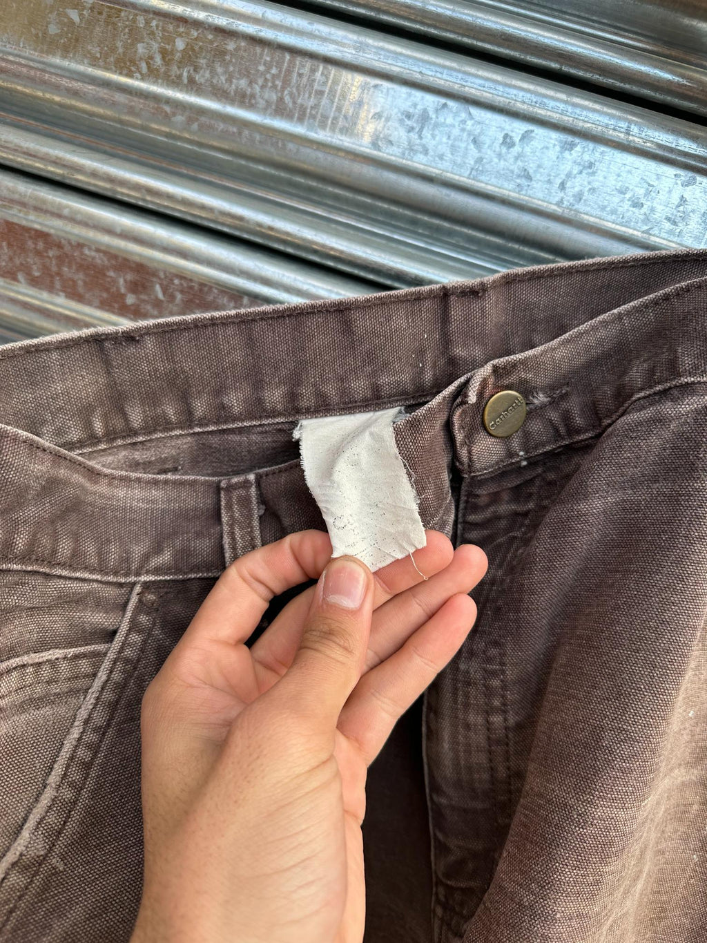 (40) Carpintero Carhartt "Destroyed/Repaired Brown"