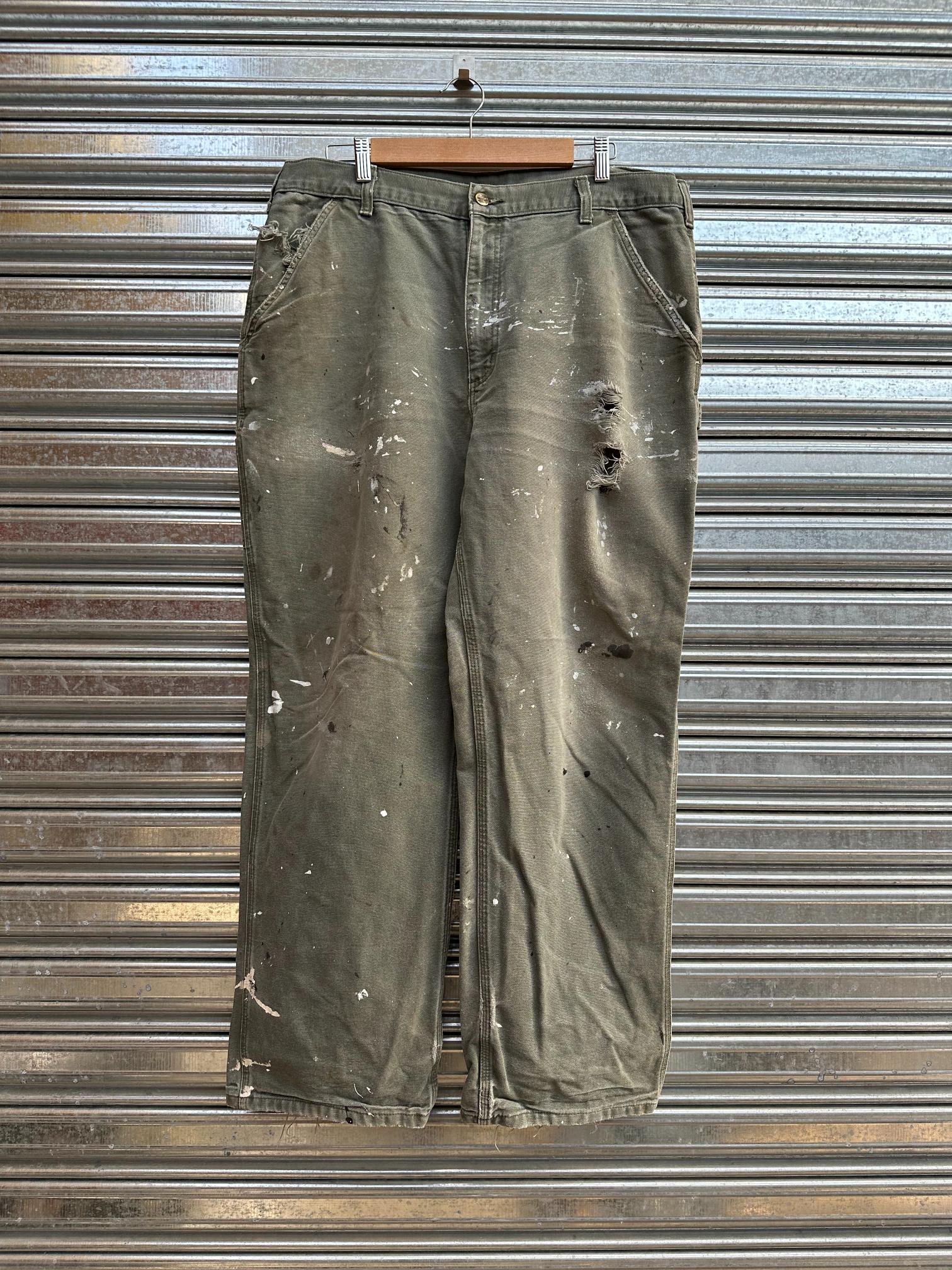 (38) Carpintero Carhartt "Destroyed/Repaired Green"