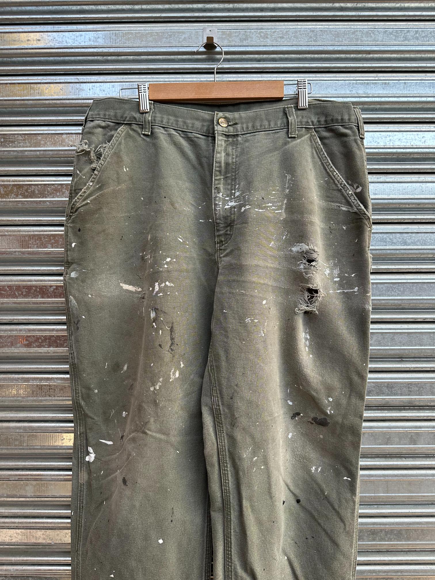 (38) Carpintero Carhartt "Destroyed/Repaired Green"