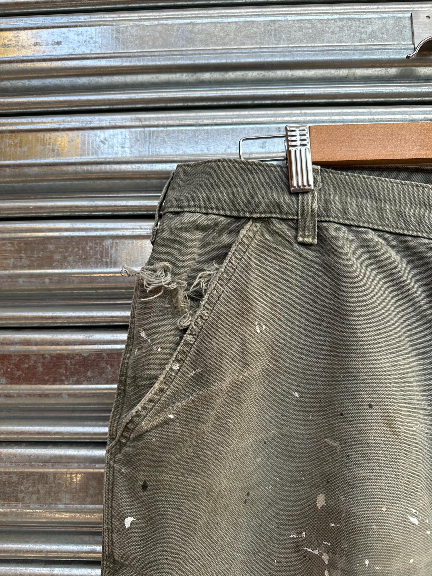 (38) Carpintero Carhartt "Destroyed/Repaired Green"