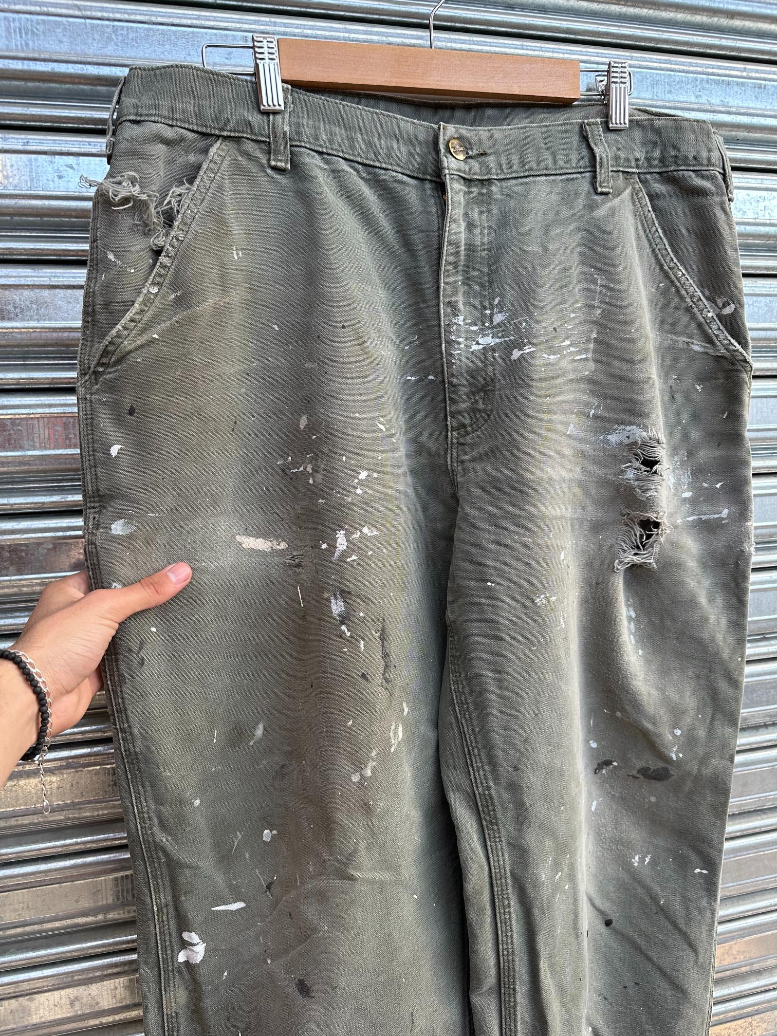 (38) Carpintero Carhartt "Destroyed/Repaired Green"