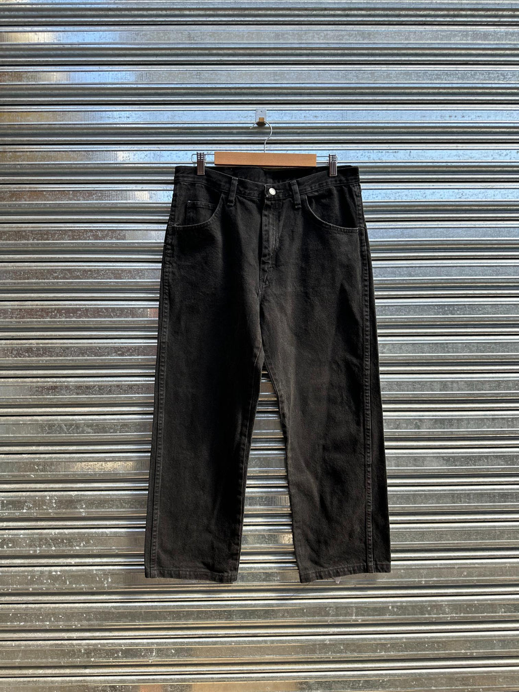 (34) Jean Vintage Rustler Straight/Loose "Dark Gray"