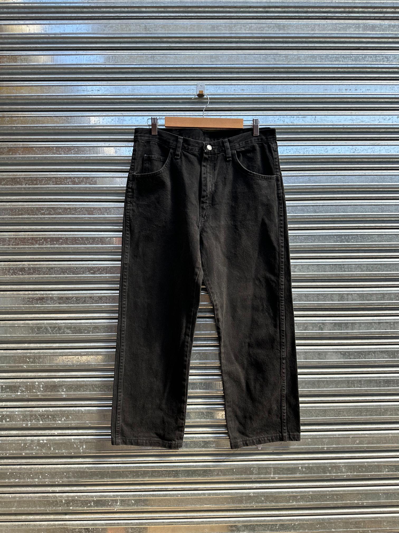 (34) Jean Vintage Rustler Straight/Loose "Dark Gray"