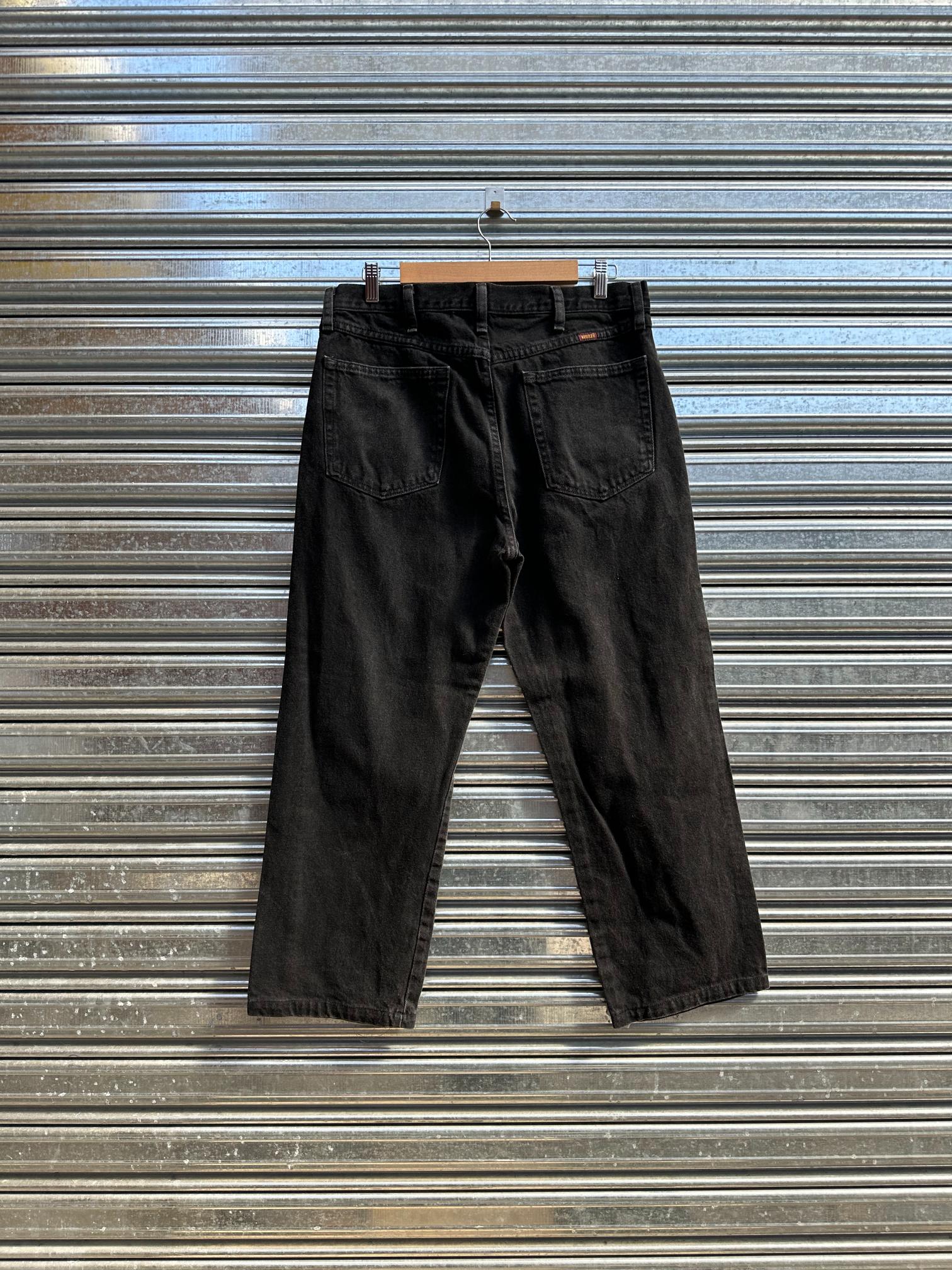 (34) Jean Vintage Rustler Straight/Loose "Dark Gray"