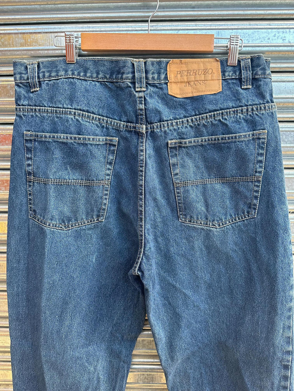 (40) Jean Vintage Perruzo Loose / Mom "Denim Blue"
