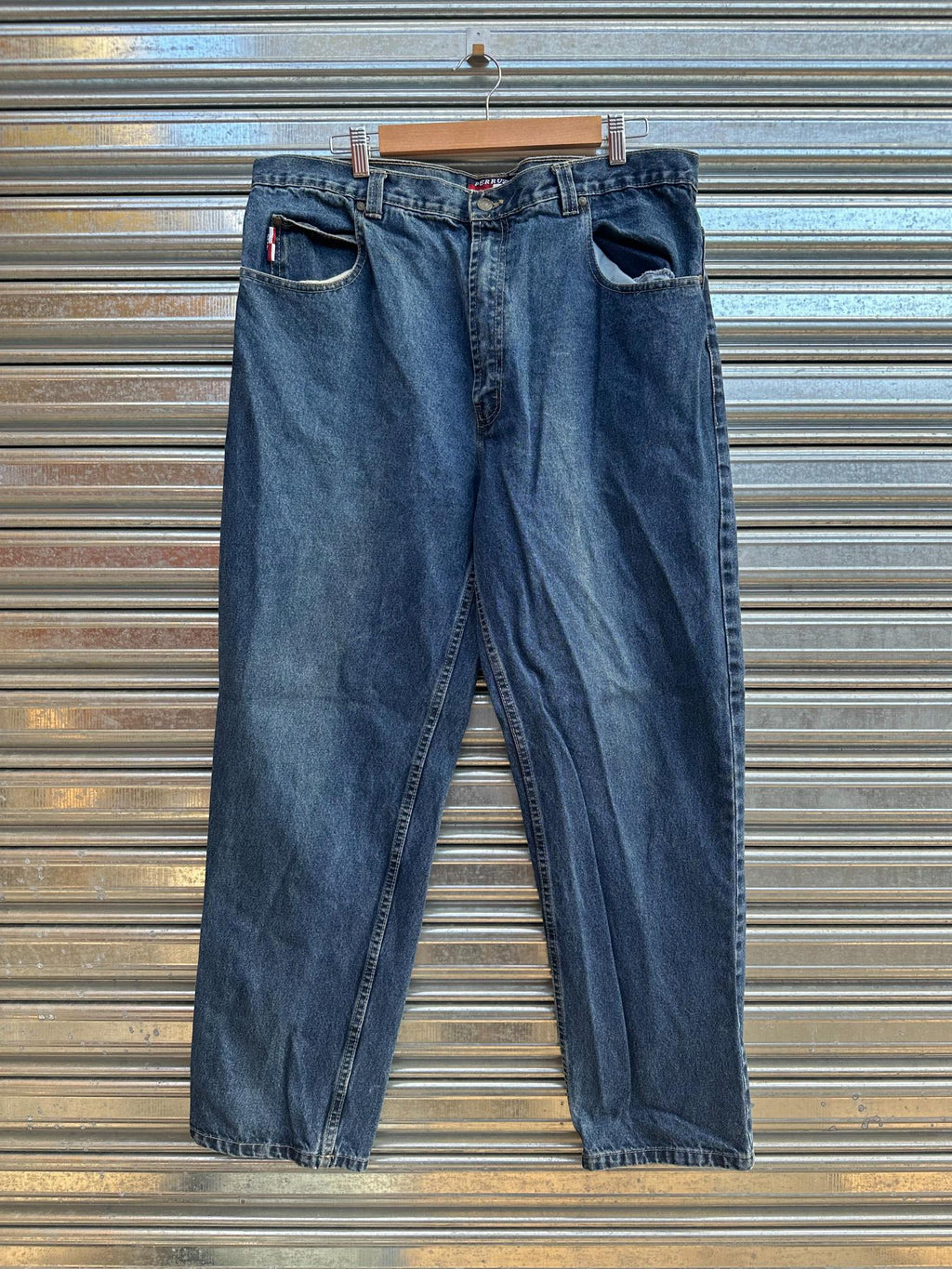 (40) Jean Vintage Perruzo Loose / Mom "Denim Blue"