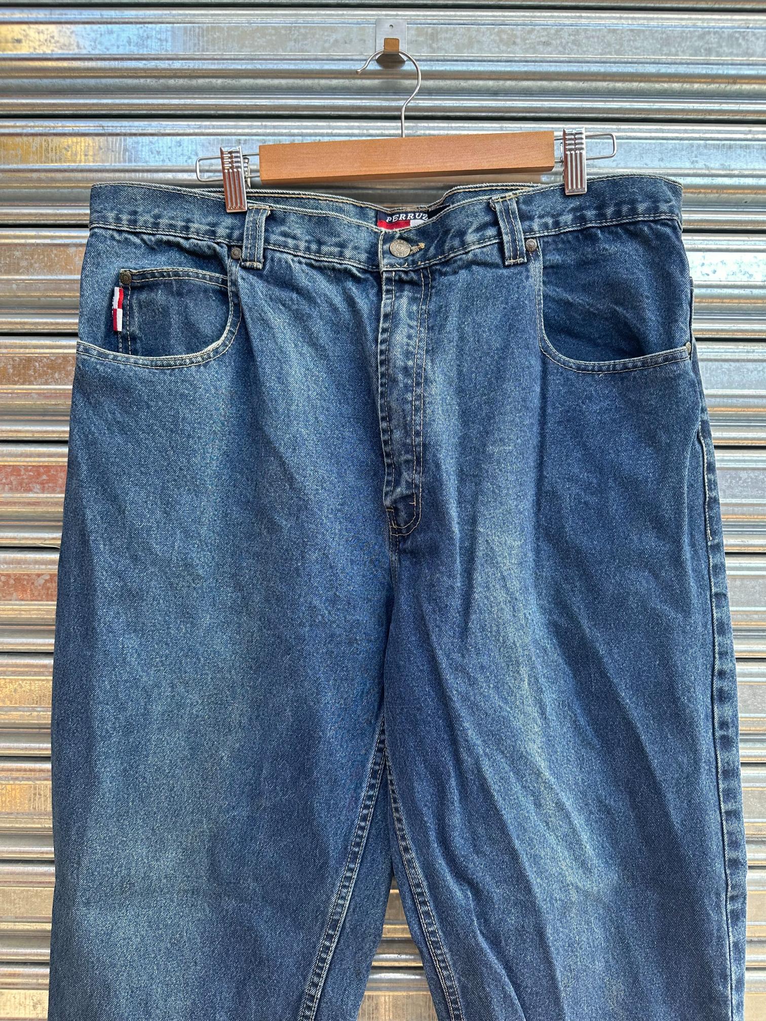 (40) Jean Vintage Perruzo Loose / Mom "Denim Blue"