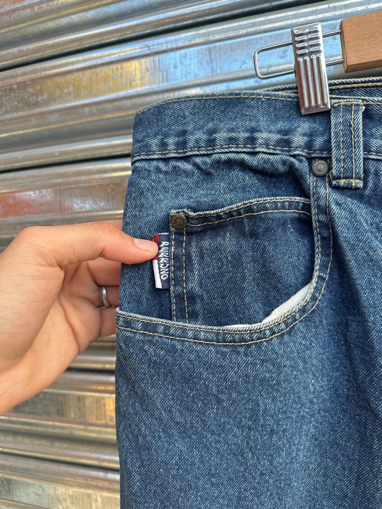 (40) Jean Vintage Perruzo Loose / Mom "Denim Blue"