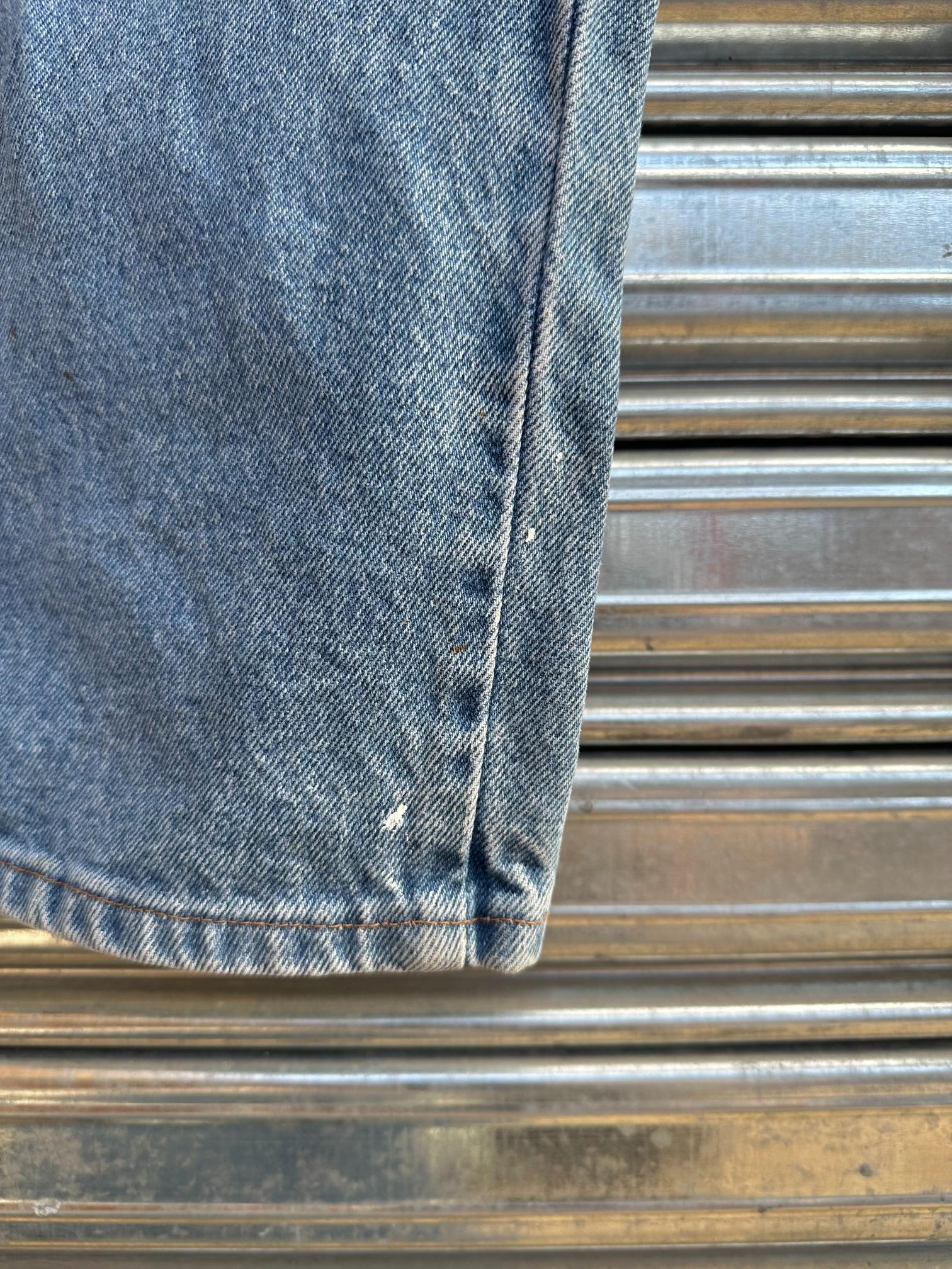 (34) Jean Vintage Rustler Straight/Loose "Sky Blue"