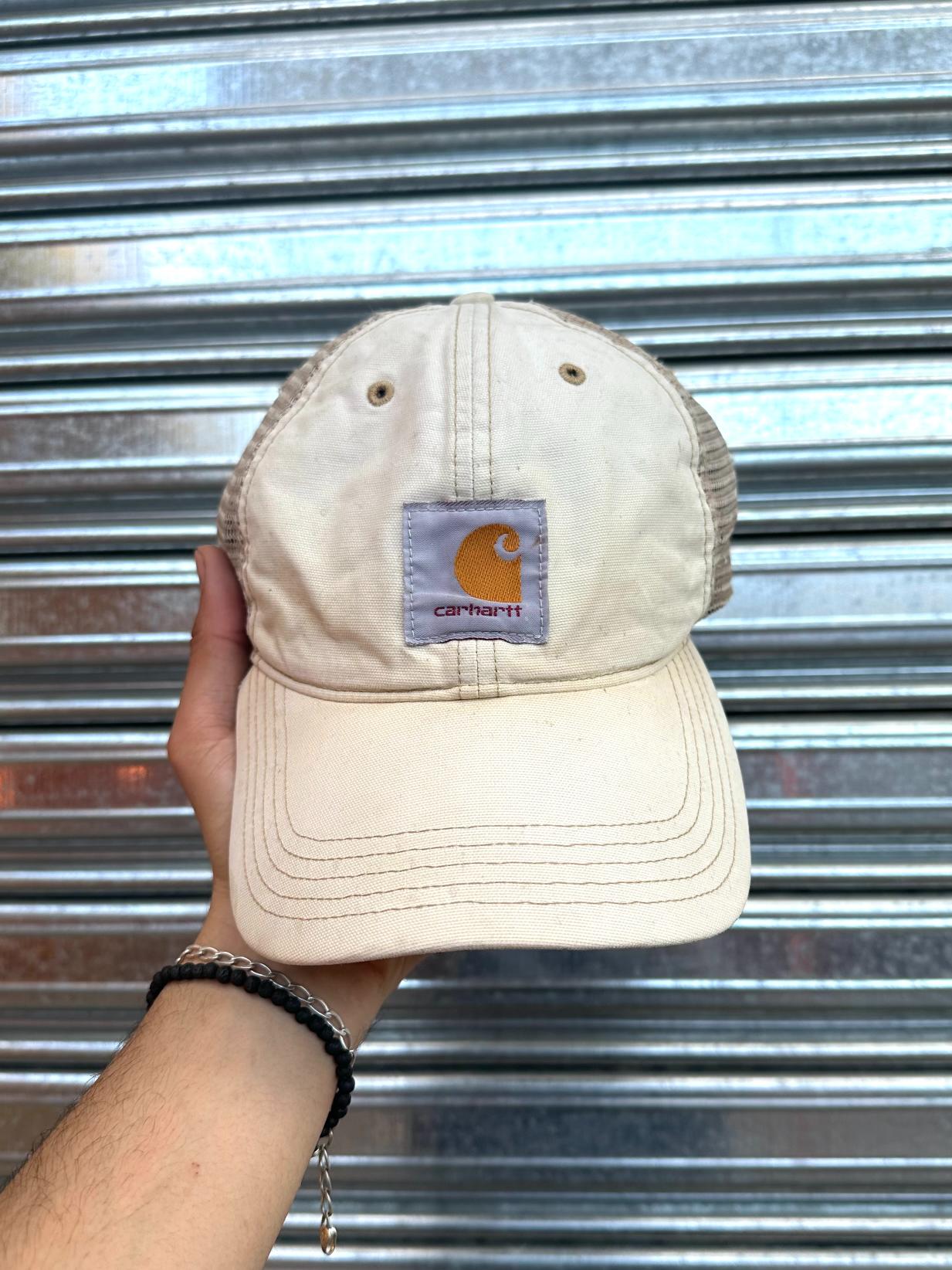(U) Gorro Trucker Y2K Carhartt "Faded Cream"