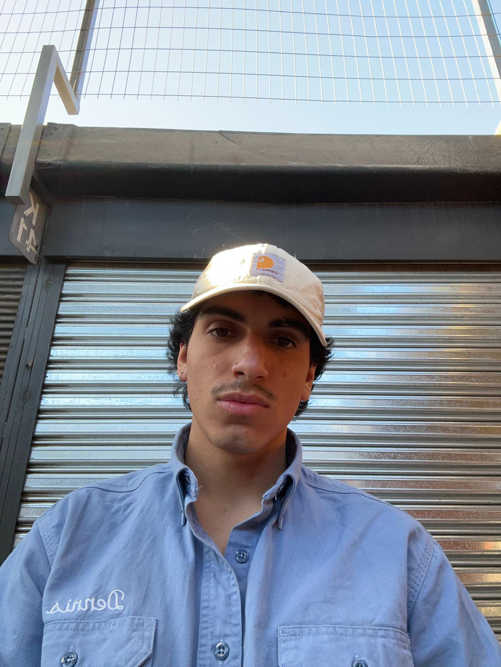 (U) Gorro Trucker Y2K Carhartt "Faded Cream"