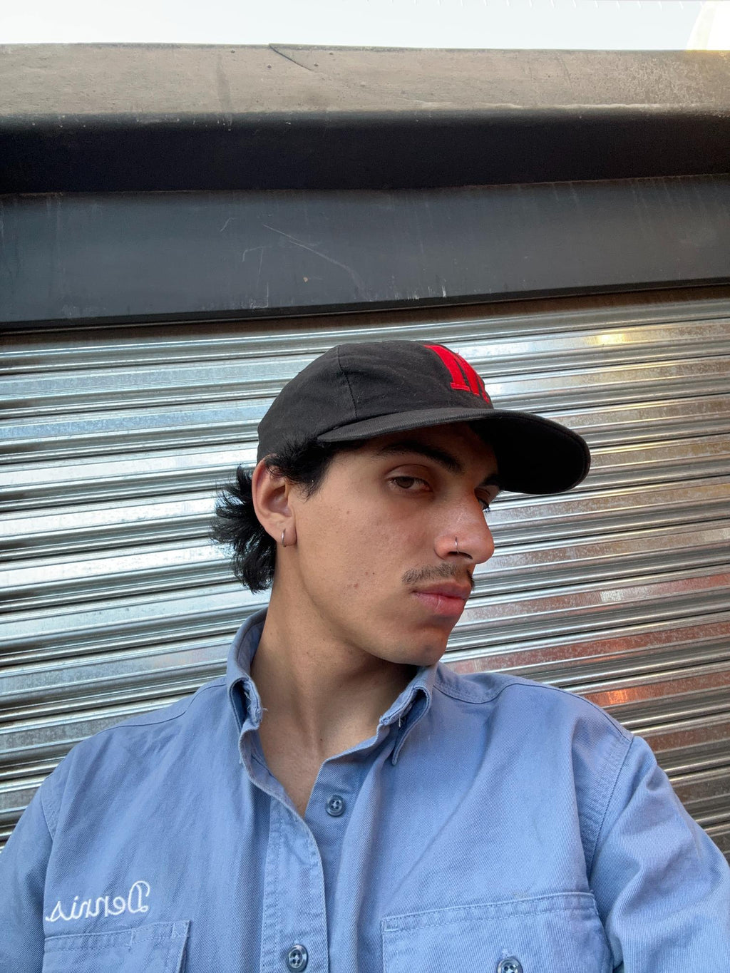(U) Gorro Vintage Marlboro Embroidered Black "Big M / Marlboro / Marlboro Man"