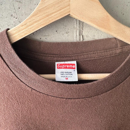 Remera Supreme "Bogo / Box Logo Brown" 20th Aniversary SS14