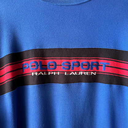 (L) Remera Manga Larga Polo Sport 90s "Spellout"