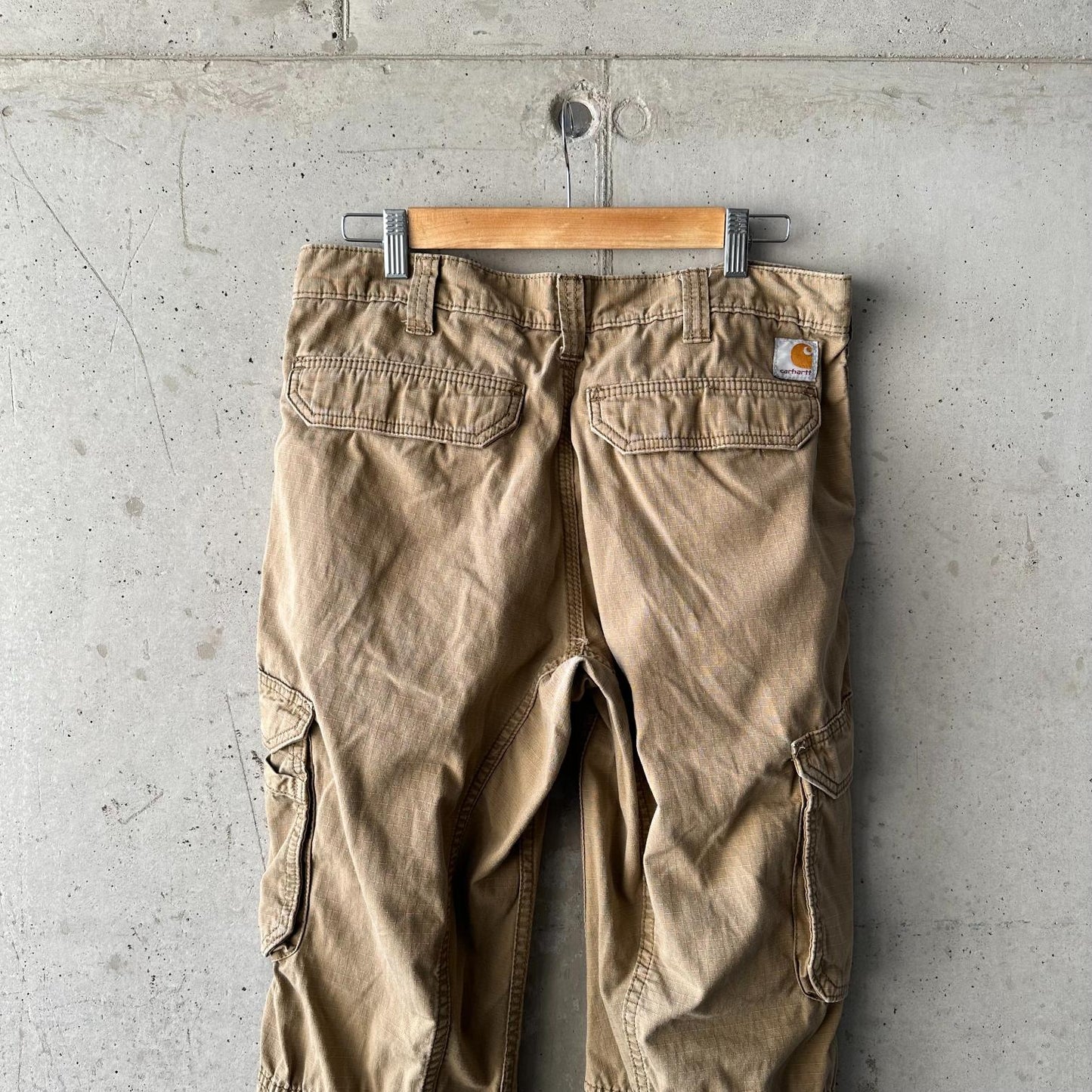 (34) Pantalón Cargo Carhartt Force / Ripstop "Beige"