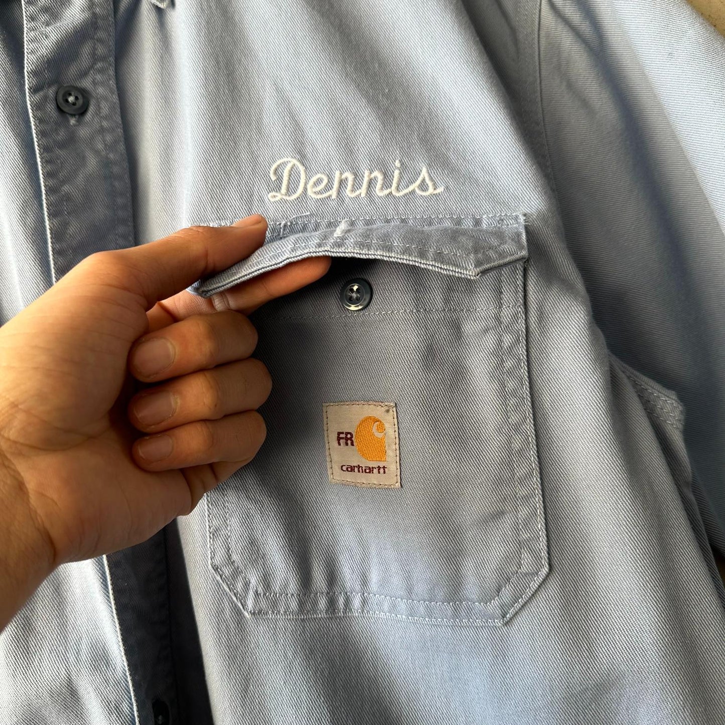 (L) Camisa de Trabajo / Mecánico Carhartt FR "Dennis"