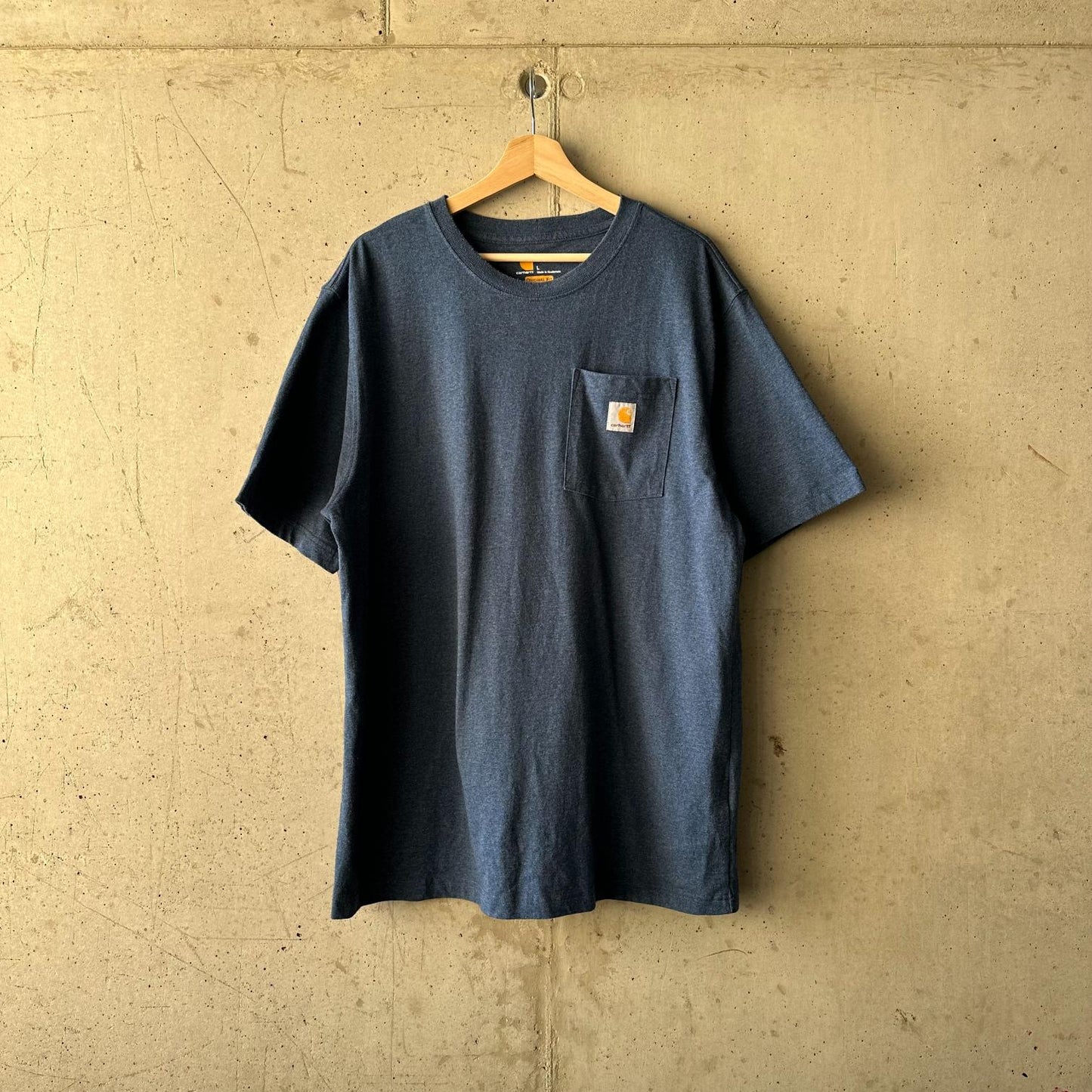 (XL) Reme Carhartt Pocket Manga Corta "Blue"