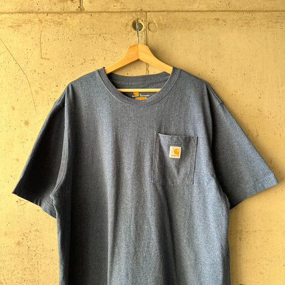 (XL) Reme Carhartt Pocket Manga Corta "Blue"