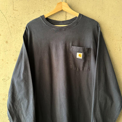 (L) Reme Carhartt Pocket Manga Larga "Blue"