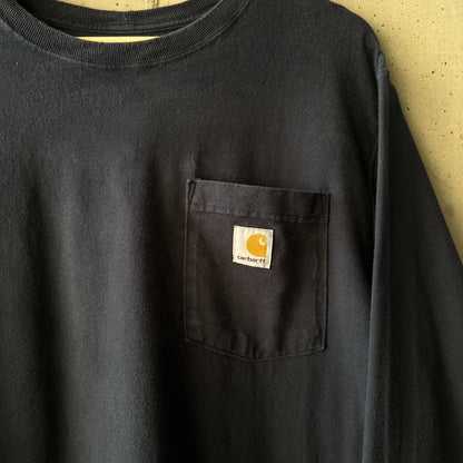 (L) Reme Carhartt Pocket Manga Larga "Blue"