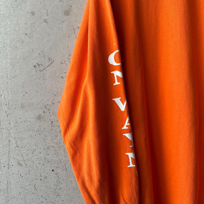 (L) Reme Carhartt Pocket Manga Larga Naranja "Property Of Carhartt"