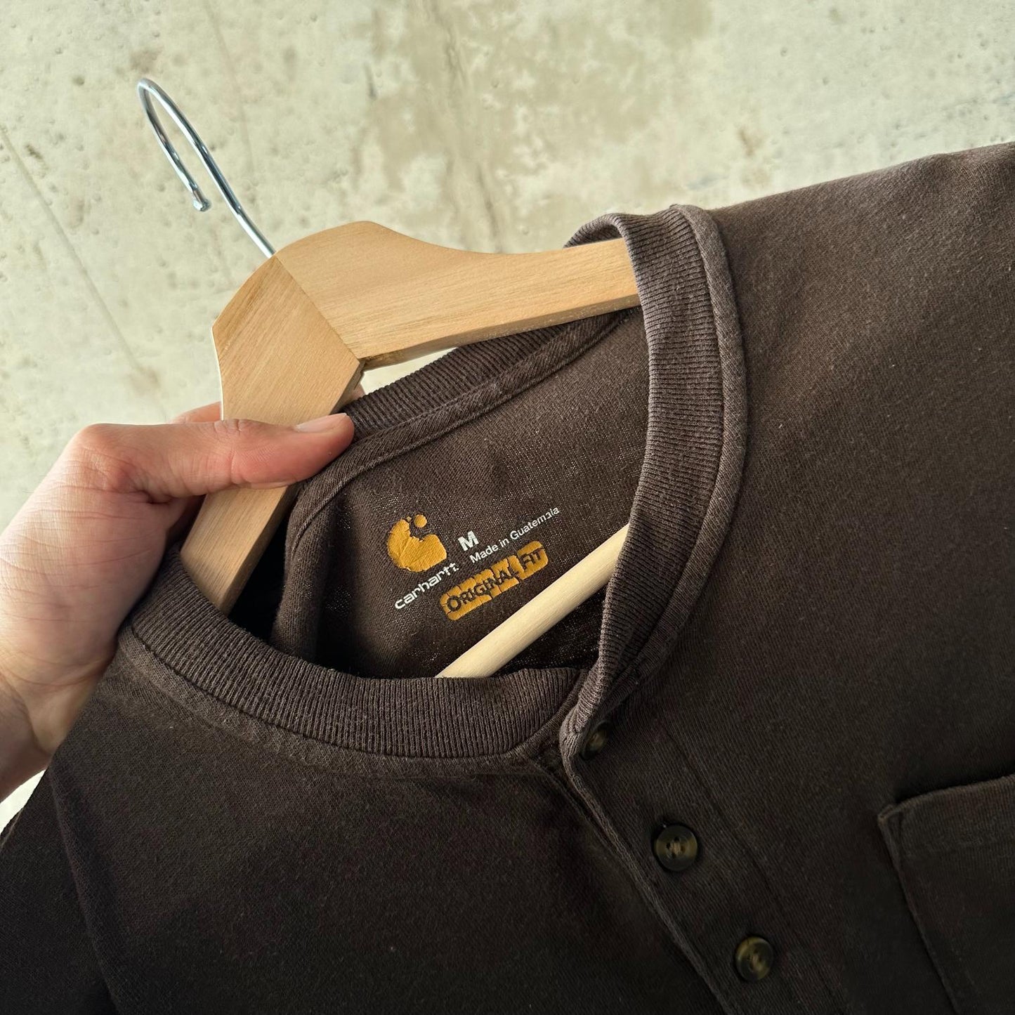 Reme Carhartt Pocket  con Botones "Dark Brown"