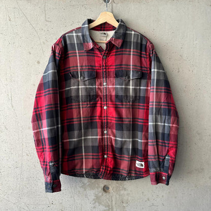 (M) Camisa Flannel Leñadora The North Face "Black & Red" Sherpa Lined