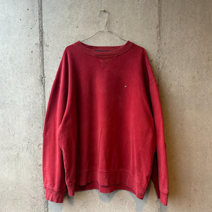 (XL) Buzo Vintage Tommy Hilfiger Rojo