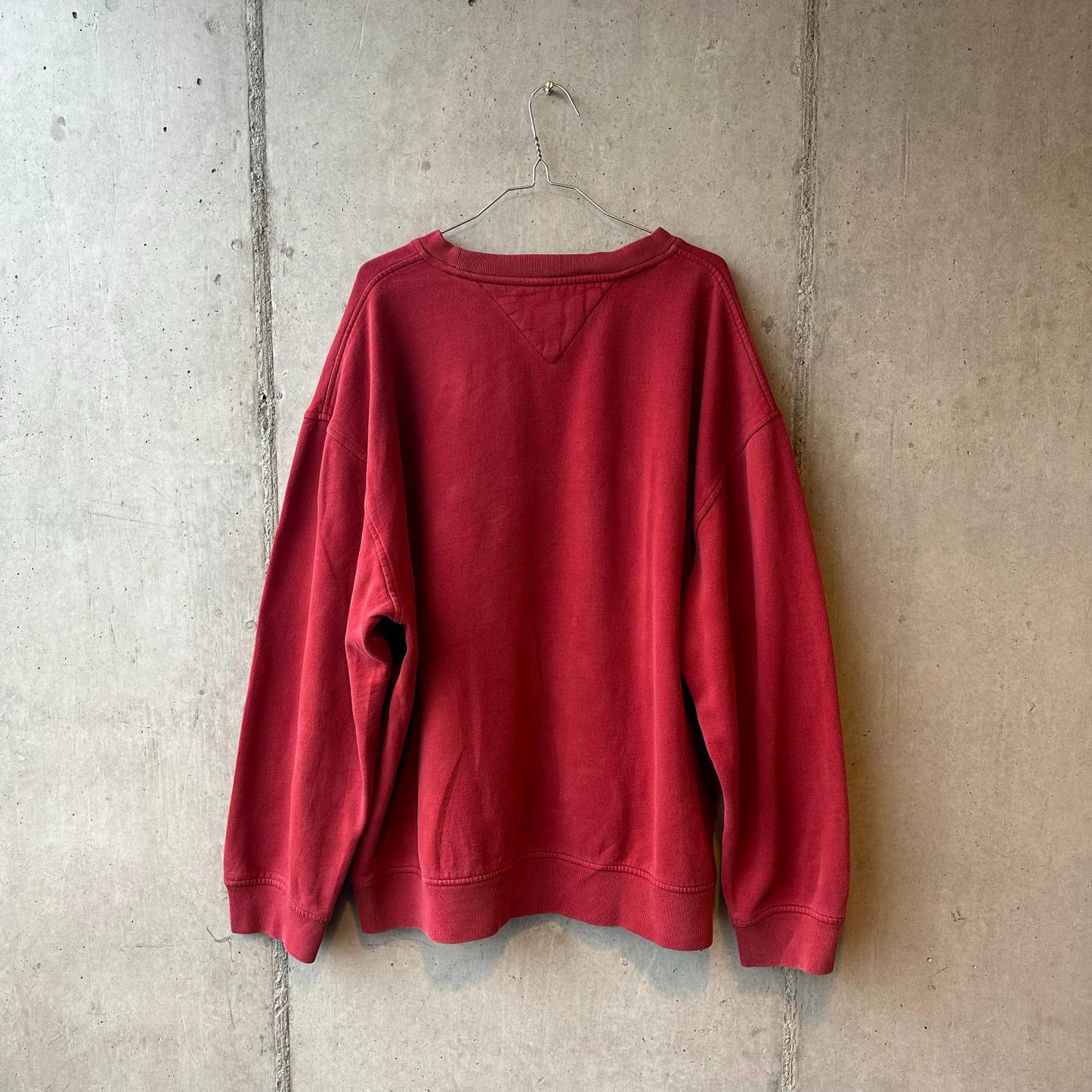 (XL) Buzo Vintage Tommy Hilfiger Rojo