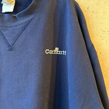 (XXL) Buzo Vintage Carhartt Azul "Imagotipo"