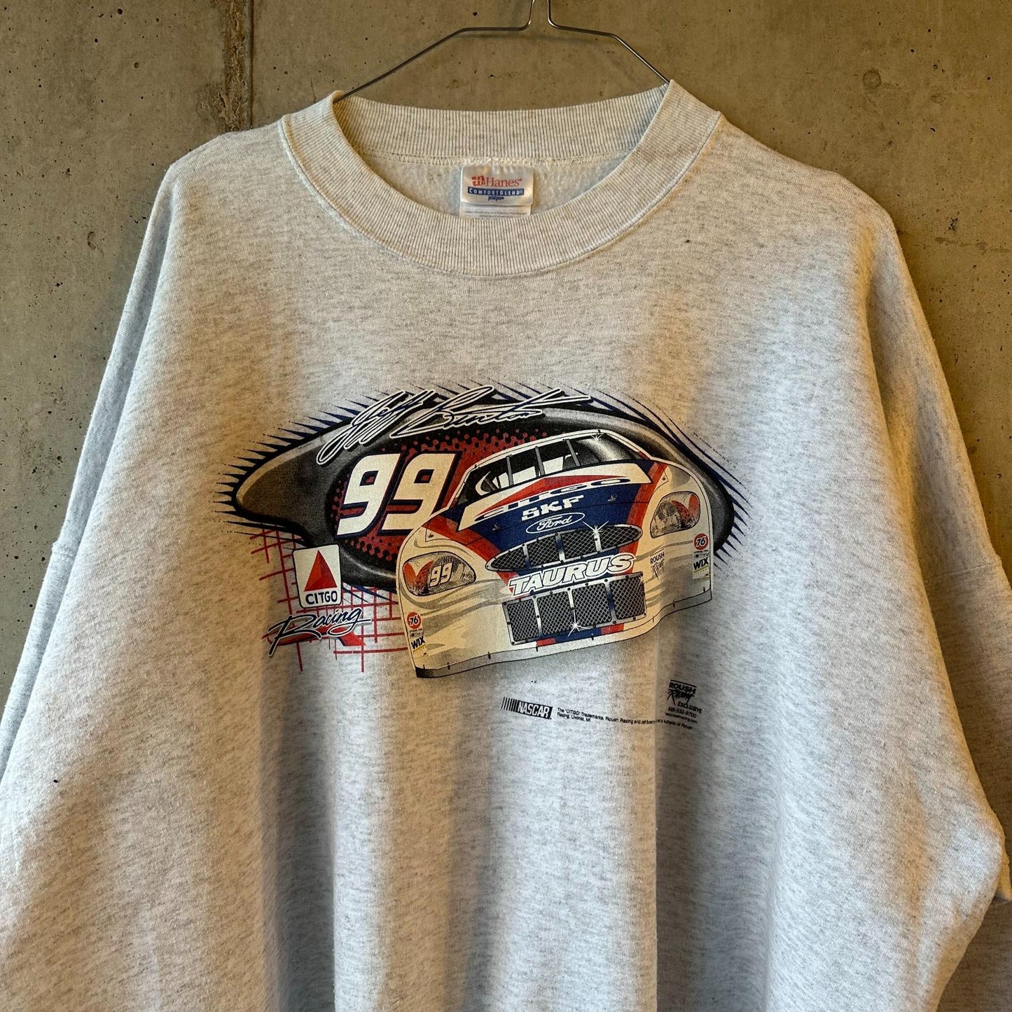 (XL) Buzo Vintage Hanes x Nascar "99 Racing Taurus"