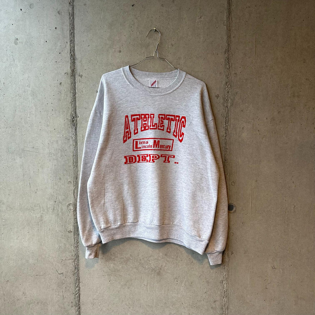 (L) Buzo Vintage 90s Jerzees "Lima Lindoln Mercury / Athletic Dept"